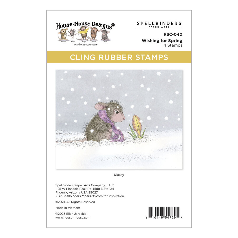 Spellbinders Wishing for Spring Cling Rubber Stamp (RSC-040) (DISCONTINUED) Spellbinders Wishing for Spring Cling Rubber Stamp (RSC-040) (DISCONTINUED)