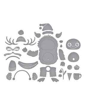 Spellbinders Rocky the Dancin' Yeti Etched Dies (S4-1393)