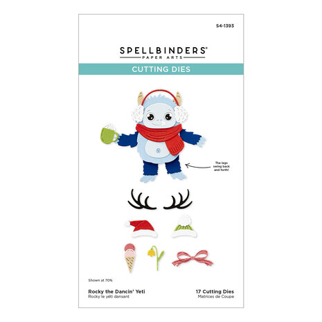 Spellbinders Rocky the Dancin' Yeti Etched Dies (S4-1393) Spellbinders Rocky the Dancin' Yeti Etched Dies (S4-1393)
