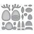 Felt Reindeer Etched Dies (S7-259) (DISCONTINUED)