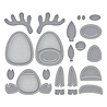 Spellbinders Felt Reindeer Etched Dies (S7-259) (DISCONTINUED)