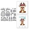 Spellbinders Felt Reindeer Etched Dies (S7-259) (DISCONTINUED)