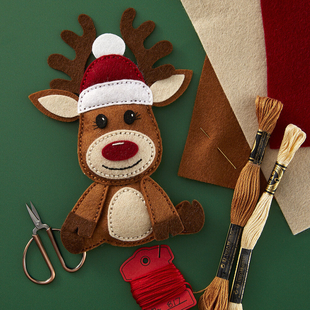 Spellbinders Felt Reindeer Etched Dies (S7-259) (DISCONTINUED)