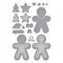 Felt Gingerbread Boy & Girl Etched Dies (S7-265)