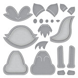 Spellbinders Felt Forest Fox Etched Dies (S7-260)