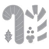 Spellbinders Felt Candy Cane Etched Dies (S5-659)