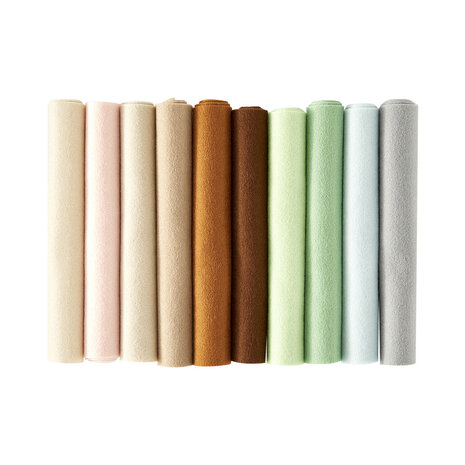 Spellbinders Merino Wool Felt Sheets - Neutral Collection (FS-002)