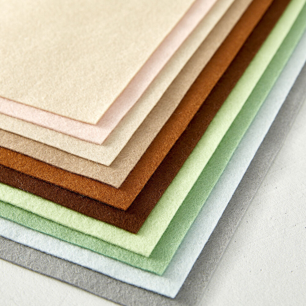 Spellbinders Merino Wool Felt Sheets - Neutral Collection (FS-002)