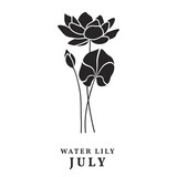 Spellbinders July Water Lily Press Plates (BP-251) Spellbinders July Water Lily Press Plates (BP-251)