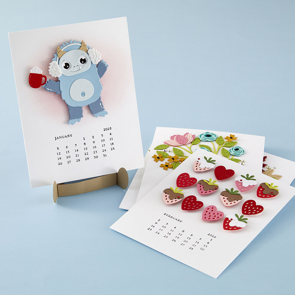 Spellbinders 2025 DIY Calendar Press Plates (BP-263) (DISCONTINUED)