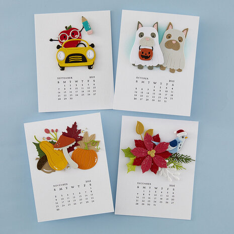 Spellbinders 2025 DIY Calendar Press Plates (BP-263) (DISCONTINUED)