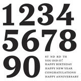 Spellbinders Bold Color Mix Numbers Press Plates (BP-243) Spellbinders Bold Color Mix Numbers Press Plates (BP-243)