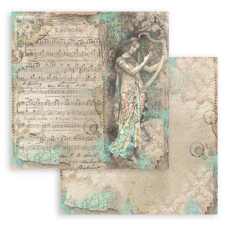 Stamperia Music 12x12 Inch Paper Pack (SBBL48) (DISCONTINUED) Stamperia Music 12x12 Inch Paper Pack (SBBL48) (DISCONTINUED)