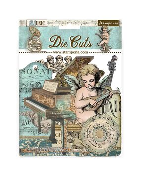 Stamperia Music Die Cuts (46pcs) (DFLDC108) Stamperia Music Die Cuts (46pcs) (DFLDC108)