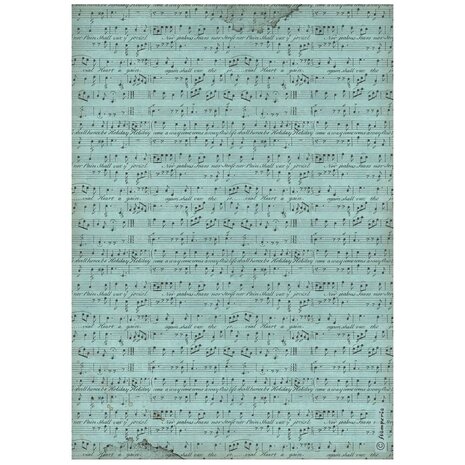 Stamperia Music A4 Rice Paper Background Score (6pcs) (DFSA4967) (DISCONTINUED) Stamperia Music A4 Rice Paper Background Score (6pcs) (DFSA4967) (DISCONTINUED)