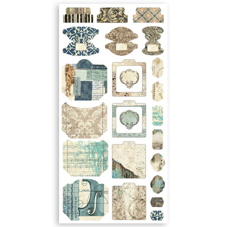 Stamperia Music 6x12 Inch Paper Cut-outs (4pcs) (SBBCT05) Stamperia Music 6x12 Inch Paper Cut-outs (4pcs) (SBBCT05)