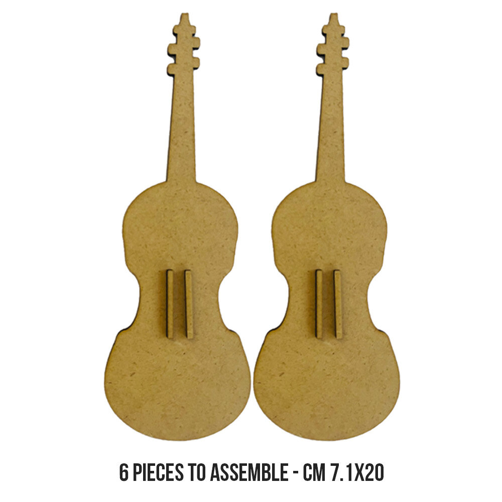 Stamperia Music MDF Crafty Shapes Blanks Violin (KLSM28) Stamperia Music MDF Crafty Shapes Blanks Violin (KLSM28)
