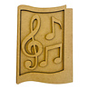 Stamperia Music MDF Crafty Shapes Blanks Notes (KLSM31) Stamperia Music MDF Crafty Shapes Blanks Notes (KLSM31)