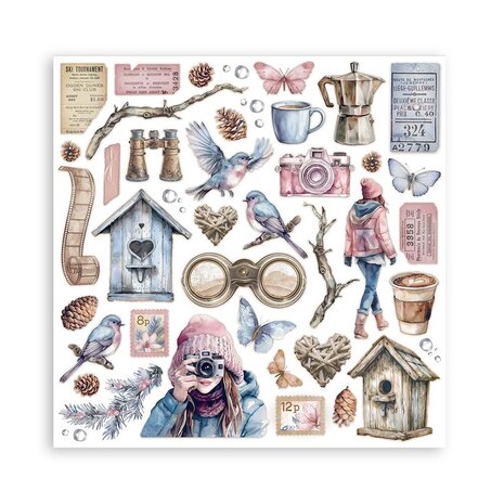 Stamperia Create Happiness Dewdrops 8x8 Inch Paper Pack (SBBS119) Stamperia Create Happiness Dewdrops 8x8 Inch Paper Pack (SBBS119)