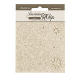 Stamperia Create Happiness Dewdrops Decorative Chips Snowflakes (SCB248)
