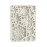 Stamperia Create Happiness Dewdrops A5 Silicon Mould Snowflakes (KACMA545) (DISCONTINUED)