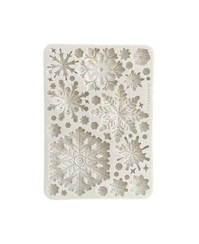 Stamperia Create Happiness Dewdrops A5 Silicon Mould Snowflakes (KACMA545) (DISCONTINUED)