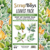 ScrapBoys Leaves Pack 6x6 Inch Pop Up Paper Pad (SB-LEPA-01)