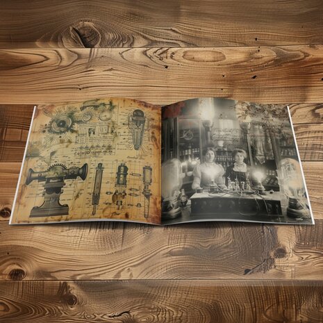 IndigoBlu Ladies of Science 8x8 Inch Paper Book (IND1336) IndigoBlu Ladies of Science 8x8 Inch Paper Book (IND1336)