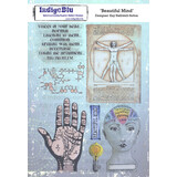IndigoBlu Beautiful Mind A5 Rubber Stamp (IND0105)