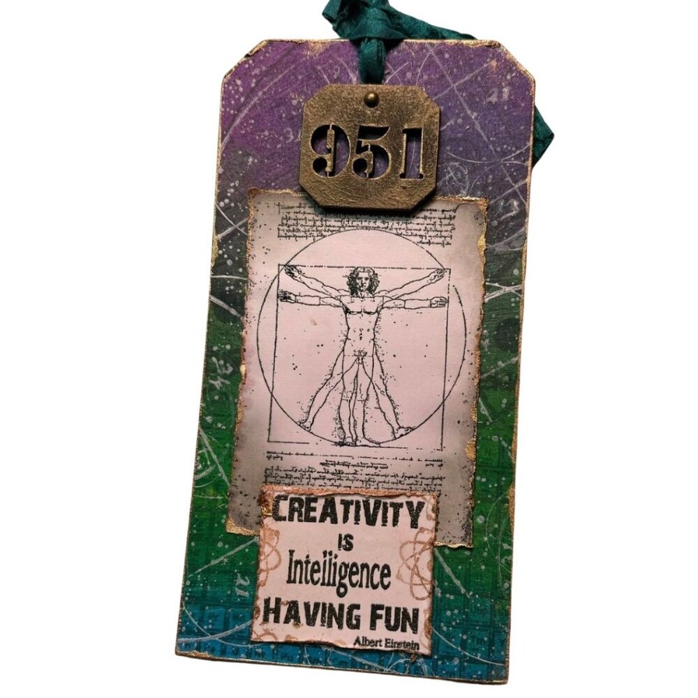 IndigoBlu Beautiful Mind A5 Rubber Stamp (IND0105)