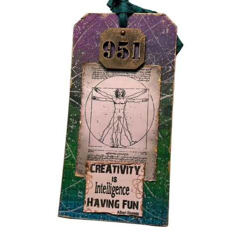 IndigoBlu Beautiful Mind A5 Rubber Stamp (IND0105)