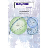 IndigoBlu Golden Ratio A6 Rubber Stamp (IND0502) (OUTLET)