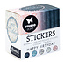 Happy Birthday ø30mm Round Stickers on Roll (100pcs) (SL-ES-STIC30) (DISCONTINUED) Happy Birthday ø30mm Round Stickers on Roll (100pcs) (SL-ES-STIC30) (DISCONTINUED)