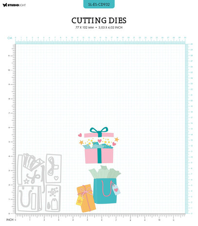 Studio Light B-Day Gifts Essentials Cutting Die (SL-ES-CD932) (DISCONTINUED)