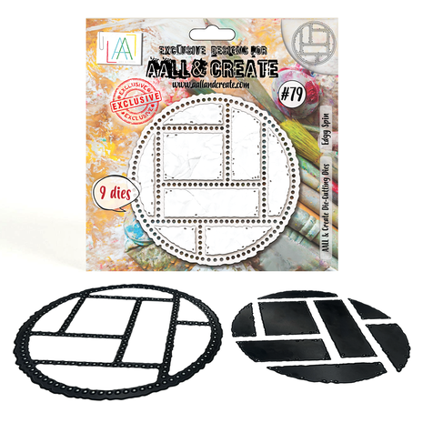 Aall and Create Cutting Dies Edgy Spin (AALL-DI-079) Aall and Create Cutting Dies Edgy Spin (AALL-DI-079)