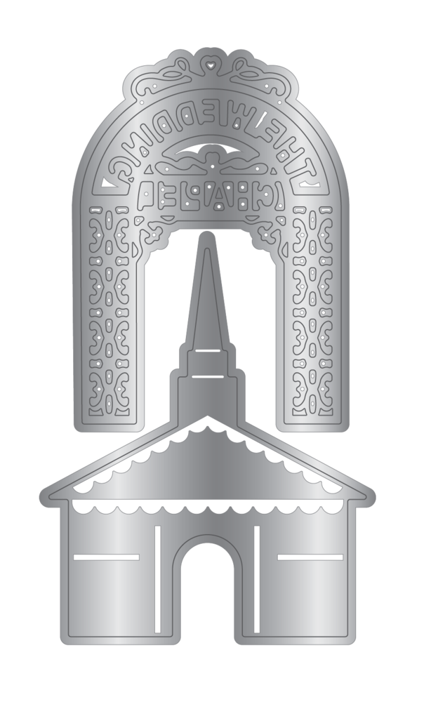 Crafter's Companion Vintage Vegas Stamp & Die The Wedding Chapel (VV-STD-TWC) Crafter's Companion Vintage Vegas Stamp & Die The Wedding Chapel (VV-STD-TWC)