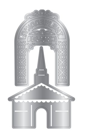 Crafter's Companion Vintage Vegas Stamp & Die The Wedding Chapel (VV-STD-TWC) Crafter's Companion Vintage Vegas Stamp & Die The Wedding Chapel (VV-STD-TWC)