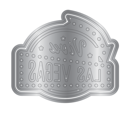 Crafter's Companion Vintage Vegas Metal Die Viva Las Vegas (VV-MD-VILV)
