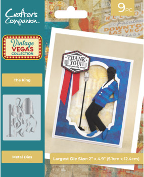 Crafter's Companion Vintage Vegas Metal Die The King (VV-MD-THKI)