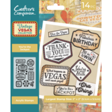 Crafter's Companion Vintage Vegas Clear Acrylic Stamp You're the Jackpot (VV-CA-ST-YTJ)