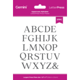 Crafter's Companion LetterPress Press Plate Uppercase Alphabet (CC-LP-PP-UALPH)