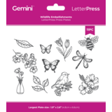 Crafter's Companion LetterPress Press Plate & Metal Die Wildlife Embellishments (CC-LP-PP-WLEM)