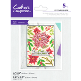 Crafter's Companion 3D Embossing Folders, Dies and Stamps Festive Foliage (CC-3DEF4-MD-STP-FEF)