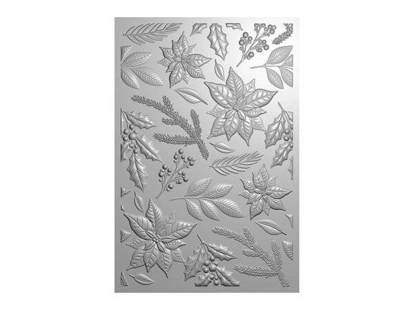 Crafter's Companion 3D Embossing Folders, Dies and Stamps Festive Foliage (CC-3DEF4-MD-STP-FEF) Crafter's Companion 3D Embossing Folders, Dies and Stamps Festive Foliage (CC-3DEF4-MD-STP-FEF)