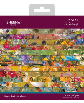 Crafter's Companion Crystal Visions 6x6 Inch Paper Pad (SD-CV-PAD6)