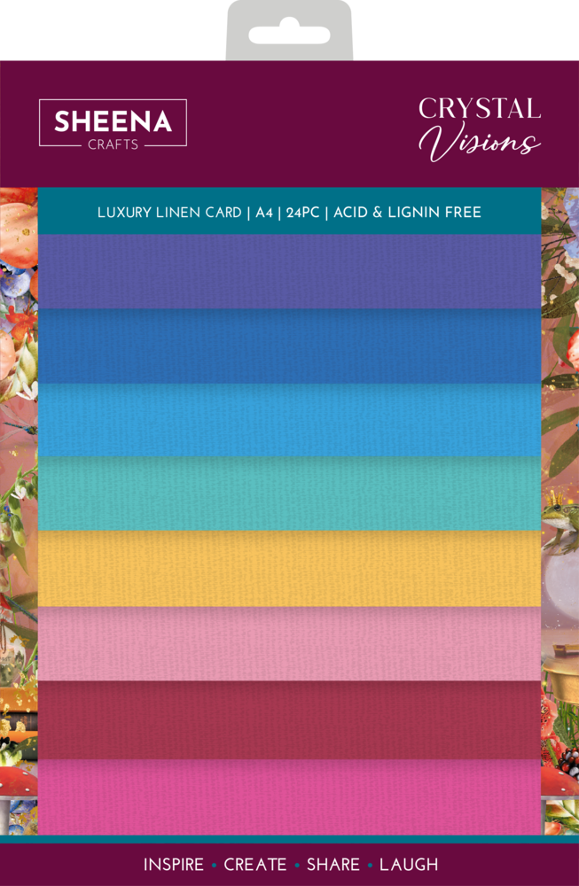 Crafter's Companion Crystal Visions A4 Luxury Linen Cardstock (SD-CV-LINEN-A4) Crafter's Companion Crystal Visions A4 Luxury Linen Cardstock (SD-CV-LINEN-A4)