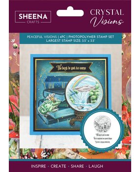 Crafter's Companion Crystal Visions Photopolymer Stamp Peaceful Visions (SD-CV-STP-PEVI)