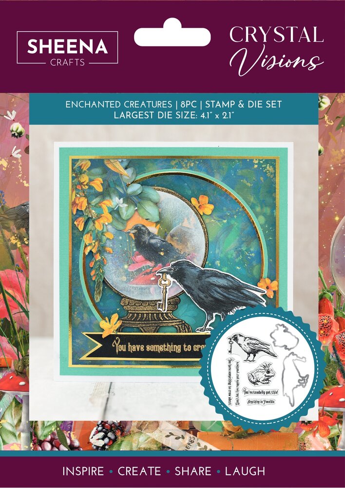 Crafter's Companion Crystal Visions Stamp & Die Enchanted Creatures (SD-CV-STD-ENCR) Crafter's Companion Crystal Visions Stamp & Die Enchanted Creatures (SD-CV-STD-ENCR)