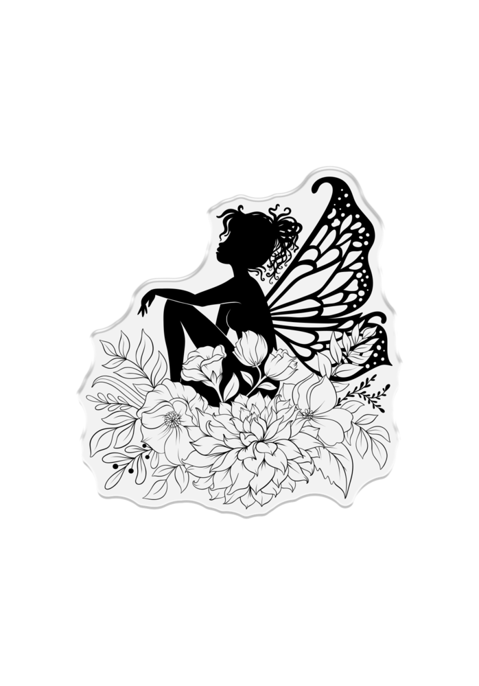Crafter's Companion Fairy Glade Stamp & Die Among the Wildflowers (SS-FG-STD-ATW)
