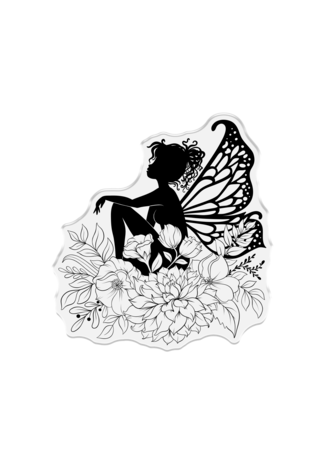 Crafter's Companion Fairy Glade Stamp & Die Among the Wildflowers (SS-FG-STD-ATW)